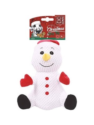 Bezos Christmas Frosty Noel Kardan Adam Köpek Oyuncağı 24X19X13CM