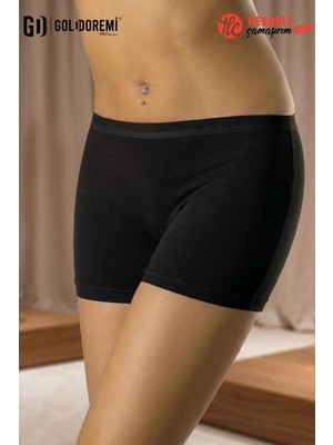 Gd Goldoremi 3125 Premium Seri Kadın Pamuklu Likralı Esnek Yumuşak Boxer Külot 1 Adet