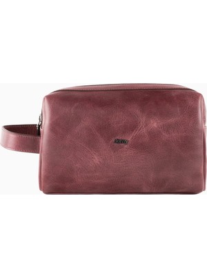 Damy Hakiki Deri Unisex El Çantası 8415 - Bordo