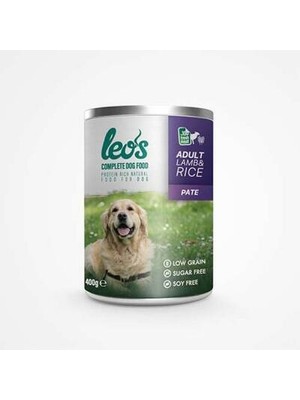 Bezos Kuzu Etli ve Pirinçli Pate Yetişkin Köpek Konservesi 12 Adet 400 gr
