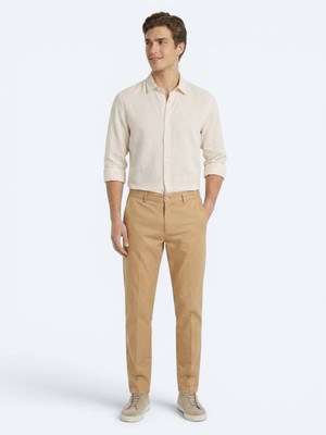 Kip Sarı Kumaş Jogging Fit Casual Pantolon
