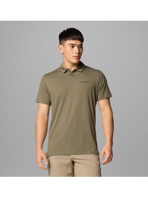 Columbia Tech Trail Utility Erkek Outdoor Polo Yaka T-Shirt AM1495-397