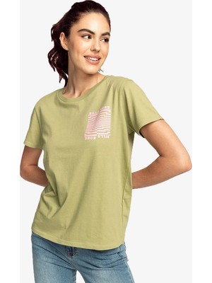 Billabong Segment Kadın Yeşil T-Shirt C3SS29-1405