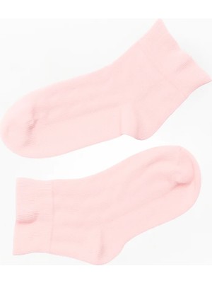 Bony Socks Kız Çocuk Bileği Fırfırlı Step Çorap Pembe