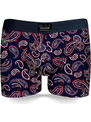 John Frank Desenli Pamuklu Boxer Erkek Boxer JFBUC147