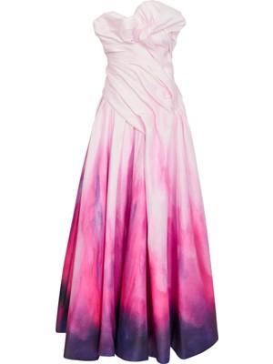 Acler Greenholm  Bridal Stil Şık Maxi Kadın Elbise