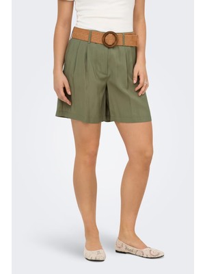 Only Onlibiza Modal Kumaş Yüksek Bel Kemerli Short Bayan Short 15370298