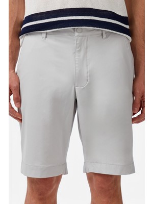 Lacoste Men's Relaxed Fit Bermuda Shorts Erkek Rahat Kesim Bermuda Şort Gri