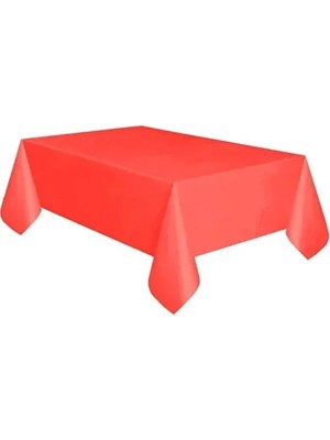 Borapack Plastik Masa Örtüsü Kırmızı 120CMX180CM