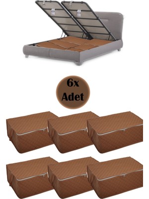 Empressco Adarya Home 6 Adet Kapitoneli Baza Altı Hurç 60X40X22 (Taba) - Fiyatı, Yorumları