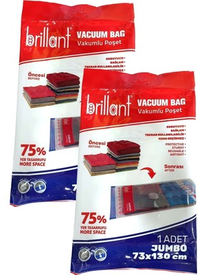Empressco Brillant Vakumlu Hurç, 2li Set, Jumbo Boy 73X130 - Fiyatı, Yorumları