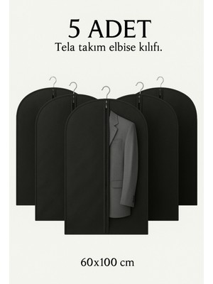 Empressco Yellow Stary Home Decor (5 Adet) Siyah Tela Kumaş Elbise Kılıfı(Gamboç) - 60X100 cm Takım Elbise Koruma Hurcu - Fiyatı, Yorumları