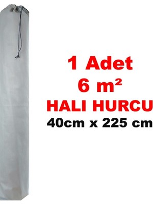 Empressco Sarar 6m² Halı Hurcu - Halı Kılıfı -Gri Tele Kumaş - Bağcıklı Halı Hurcu- Halı Poşeti - Halı Ambalajı - Fiyatı, Yorumları
