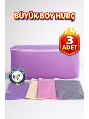 Empressco Nistabolje 3 Adet Hurç Yorgan Hurcu Büyük Boy Eşya Taşıma Hurcu - Fiyatı, Yorumları