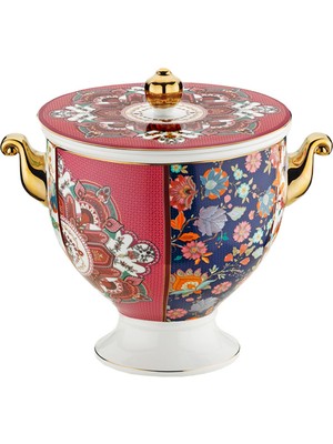 LuckyArt Etro Bone Kulplu Kavanoz 17 cm