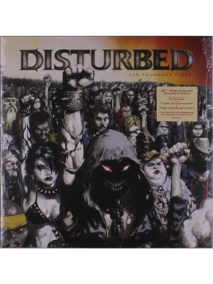 Plak Dolabı Disturbed – Ten Thousand Fists (20TH Anniversary Limited Edition - Yellow Flame Vinyl) Plak