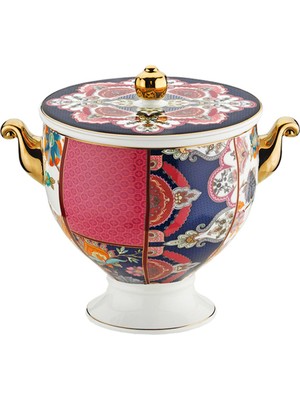 LuckyArt Etro Bone Kulplu Kavanoz 15 cm
