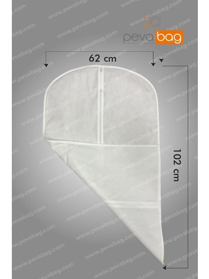 Empressco Pevabag Beyaz Takım Elbise Kılıfı (Gamboç) 5 Adet / 62X102 cm Beyaz 50 gr - Fiyatı, Yorumları