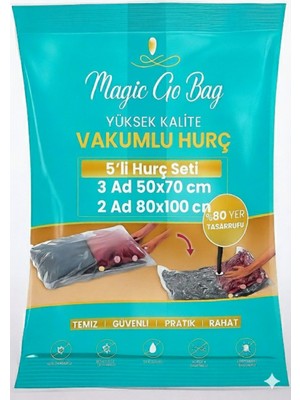 Empressco Gogidigo Aradığın O 5 Adet Vakumlu Hurç Yorgan Hurcu Valiz Düzenleyici Gardırop Düzenleyici Vakumlu Poşet Seti - Fiyatı, Yorumları