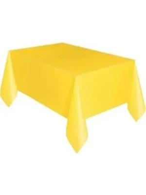 Borapack Plastik Masa Örtüsü 120CMX180CM Sarı