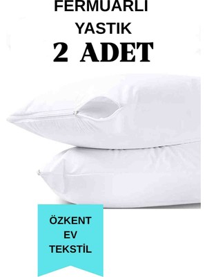 Yastık Kılıfı Beyaz 2'li