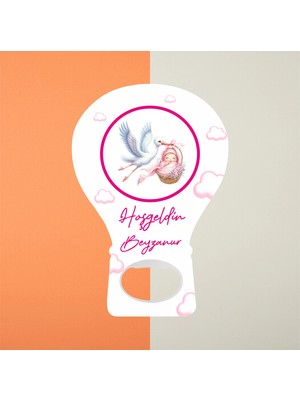 Hedef Plus 20 Adet Balon Açacak Magnet, Hoşgeldin Bebek Magneti , Yeni Doğan, Doğum Günü ( Jeletinlidir)