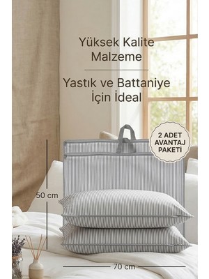 Empressco Textile Sweet 2 Adet Çok Amaçlı Yastık Saklama Çantası 50X70 - Fiyatı, Yorumları