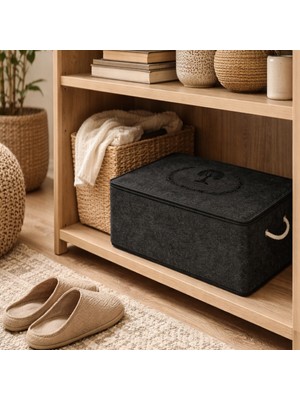 Empressco Less Home Bazaaltı Keçe Sandık - Maxi Siyah - Fiyatı, Yorumları