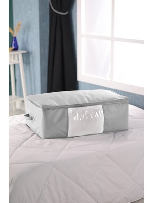 Empressco Vedsey Home Organizer Büyük Boy Baza Altı Gri Pencereli Organizer Hurç 70X50X25 cm - Fiyatı, Yorumları