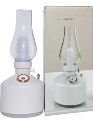 Cenk Xstore LED Işıklı Vintage Hava Nemlendirici Aromaterapi Difüzörü USB Şarjlı