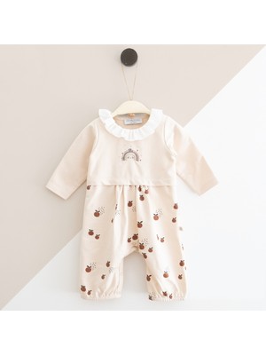 For My Baby Sevimli Kış Büzgülü Tulum