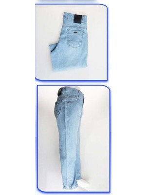 Başak Çocuk Giyim 1111270132-3 Kız Pantalon 9/16 Yaş - Mavi - 10-11 Yaş