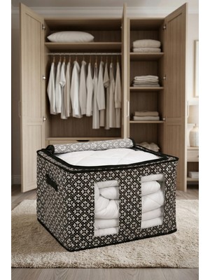 Empressco Ser&yat Yorgan Hurcu Pencereli Orta Boy Hurç Dolap Düzenleyici Organizer 50X40X30CM - Fiyatı, Yorumları