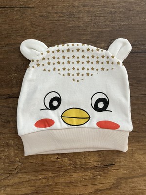 Gülümse Gel Yenidoğan Kız Erkek Bebek Civcivli Bebek Bandana Şapka Başlık Fiyonklu Kurdeleli Civciv Model 1ADET