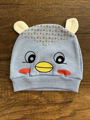 Gülümse Gel Yenidoğan Kız Erkek Bebek Civcivli Bebek Bandana Şapka Başlık Fiyonklu Kurdeleli Civciv Model 1ADET