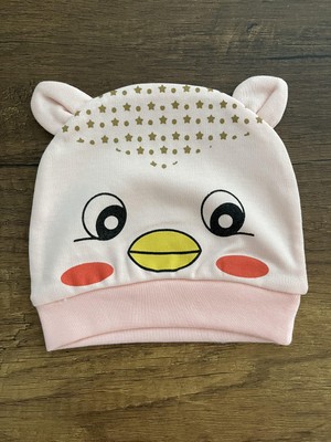 Gülümse Gel Yenidoğan Kız Erkek Bebek Civcivli Bebek Bandana Şapka Başlık Fiyonklu Kurdeleli Civciv Model 1ADET