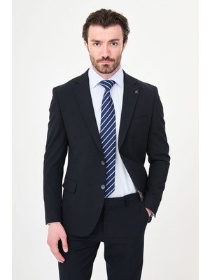 MCR Düz Slim Fit Mono Yaka Erkek Takım Elbise