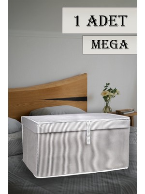 Empressco Nanteks 1 Adet Çok Amaçlı Kapaklı Düzenleyici Kutu Hurç 60X40X30 cm - Fiyatı, Yorumları