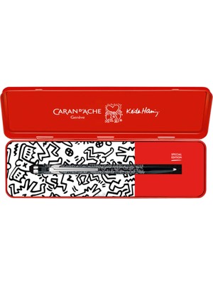 Caran D'Ache Caran Dache 849 Keith Haring Special Tükenmez Kalem Siyah 849-223