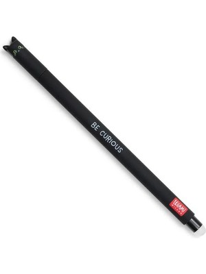 Legami Silinebilir Jel Kalem 0.7 mm Siyah Kedi