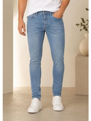 Lion Life Erkek Slim Fit Jean Pantolon - 7693