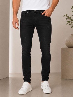 Lion Life Erkek Slim Fit Jean Pantolon - 7692
