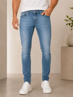 Lion Life Erkek Slim Fit Jean Pantolon - 7692