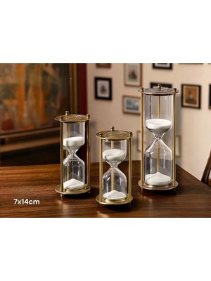 Ozcmax Dekoratif Cam Kumm Saati 7X14 cm