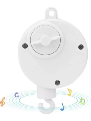 Techora Sale Taşınabilir Bebek Uyutucu Müzik Kutusu Pil Gerektirmeyen Mekanik Tasarım