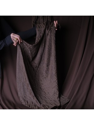 Mehru Scarfs Dalga Desen Italyan Jakar - Yeşil Şal – Kaymaz Doku – Yazlık/kışlık - 75X185