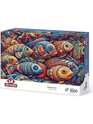 SHC4200 Puzzle Mozaik Balıklar 1000 Parça Puzzle