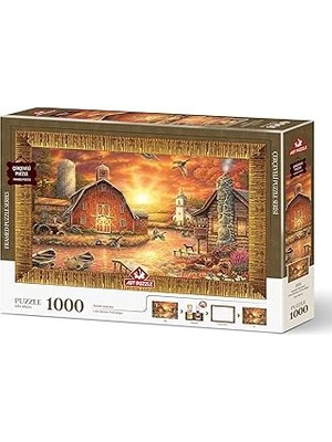 SHC4200 Puzzle Gün Batımı Yolculuğu 1000 Parça Çerçeveli Puzzle