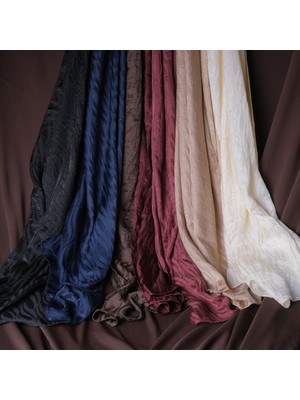 Mehru Scarfs Dalga Desen Italyan Jakar - Yeşil Şal – Kaymaz Doku – Yazlık/kışlık - 75X185