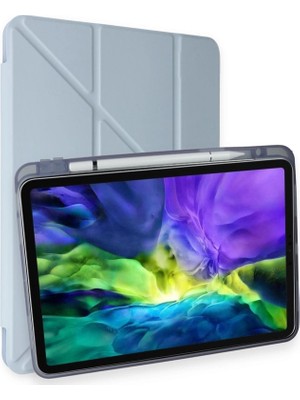 sbodurhome Apple Ipad Pro 11 (2021) Kılıf Kalemlikli Hugo Tablet Kılıfı - Mavi